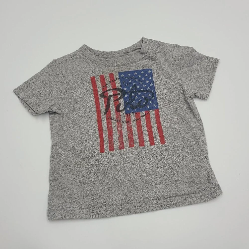 Ralph Lauren baby boy American flag tee size 12 months